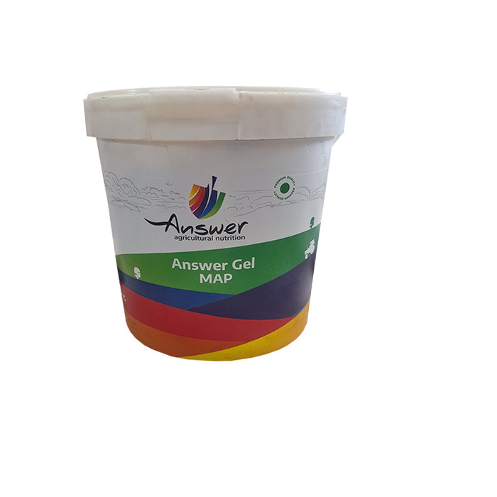 AMPسایت انسر ژل مونوآمونیوم فسفات 0-61-12(MAP) سطلی 5 کیلوگرم